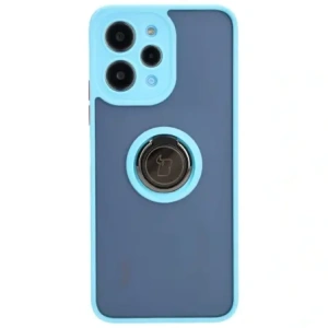 Kup Etui z uchwytem na palec Bizon Case Hybrid Ring do Xiaomi Redmi 12 przydymione z jasnoniebieską ramką - BIZ2448 - {ean13} - Sklep Home Screen