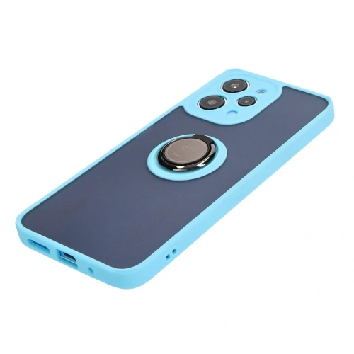Kup Bizon Case Hybrid Ring Xiaomi Redmi 12 füstös szürke világoskék kerettel - BIZ2448 - {ean13} - Sklep Home Screen