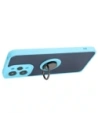 Kup Bizon Case Hybrid Ring Xiaomi Redmi 12 smoky cu un cadru bleu deschis - BIZ2448 - {ean13} - Sklep Home Screen