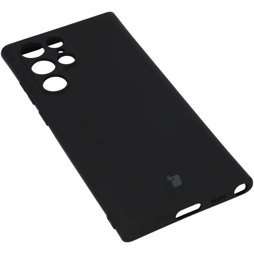 Etui Bizon Case Silicone do Samsung Galaxy S22 Ultra czarne