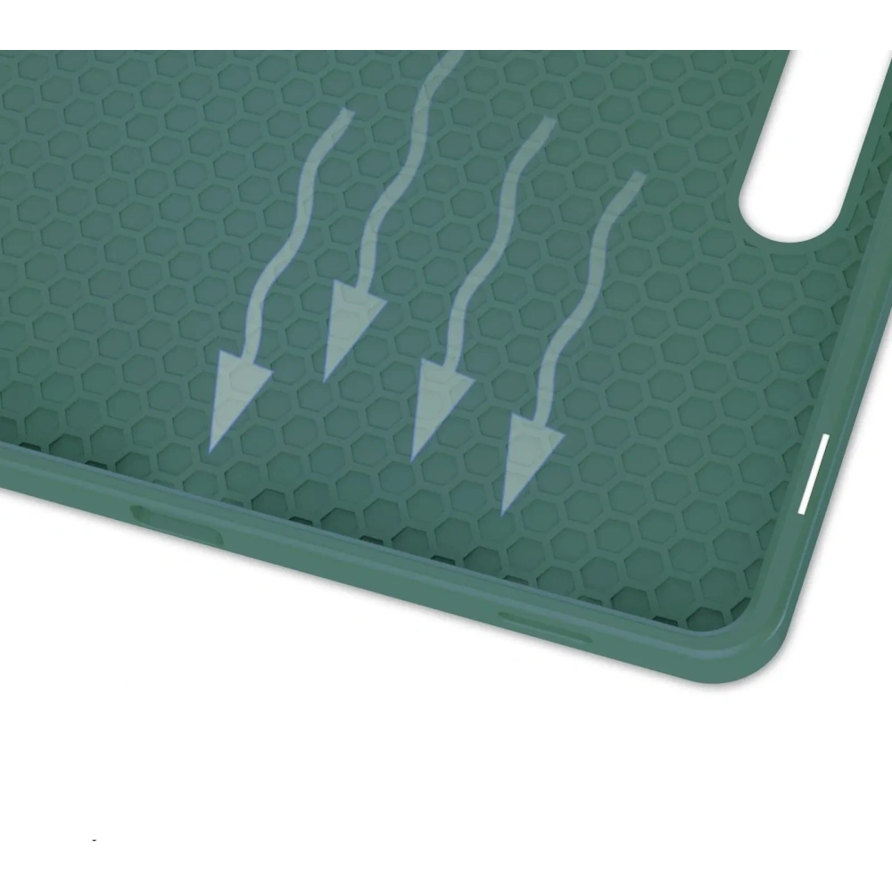 Etui Bizon Case Tab Lizard do Samsung Galaxy Tab S9 ciemnozielone