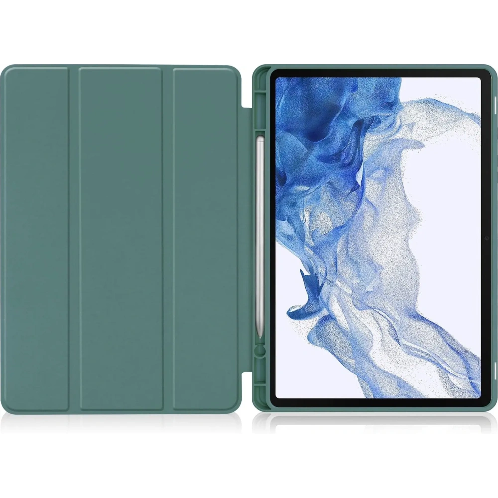 Etui Bizon Case Tab Lizard do Samsung Galaxy Tab S9 ciemnozielone