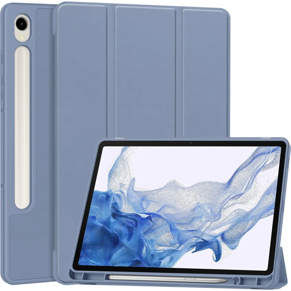 Etui Bizon Case Tab Lizard do Samsung Galaxy Tab S9 szare