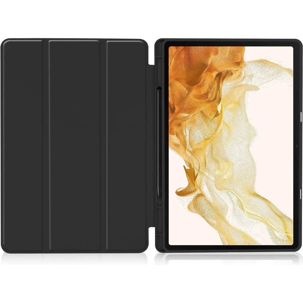 Etui Bizon Case Tab Lizard do Samsung Galaxy Tab S10 Plus / S9 Plus czarne