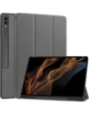 Etui Bizon Case Tab Lizard do Samsung Galaxy Tab S10 Ultra / S9 Ultra szare