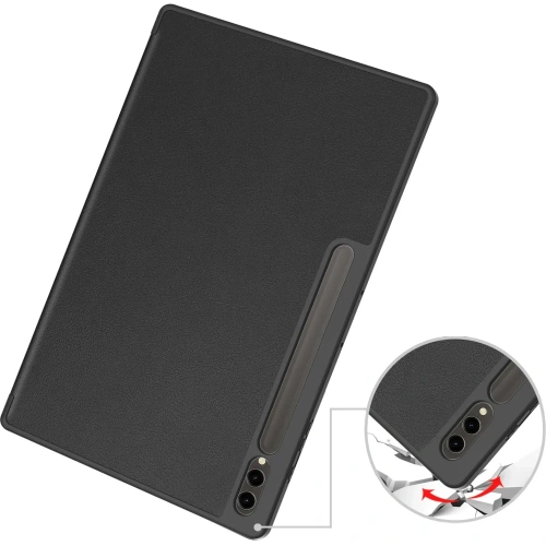 Kup Etui Bizon Case Tab Lizard do Samsung Galaxy Tab S10 Ultra / S9 Ultra czarne - BIZ2459 - {ean13} - Sklep Home Screen