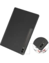 Kup Etui Bizon Case Tab Lizard do Samsung Galaxy Tab S10 Ultra / S9 Ultra czarne - BIZ2459 - {ean13} - Sklep Home Screen