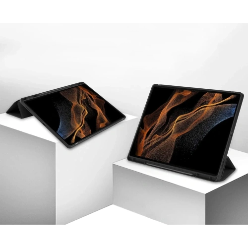 Kup Etui Bizon Case Tab Lizard do Samsung Galaxy Tab S10 Ultra / S9 Ultra czarne - BIZ2459 - {ean13} - Sklep Home Screen