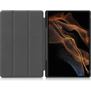 Kup Etui Bizon Case Tab Lizard do Samsung Galaxy Tab S10 Ultra / S9 Ultra czarne - BIZ2459 - {ean13} - Sklep Home Screen