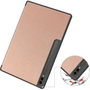Kup Etui Bizon Case Tab Lizard do Samsung Galaxy Tab S10 Ultra / S9 Ultra różowozłote - BIZ2460 - {ean13} - Sklep Home Screen