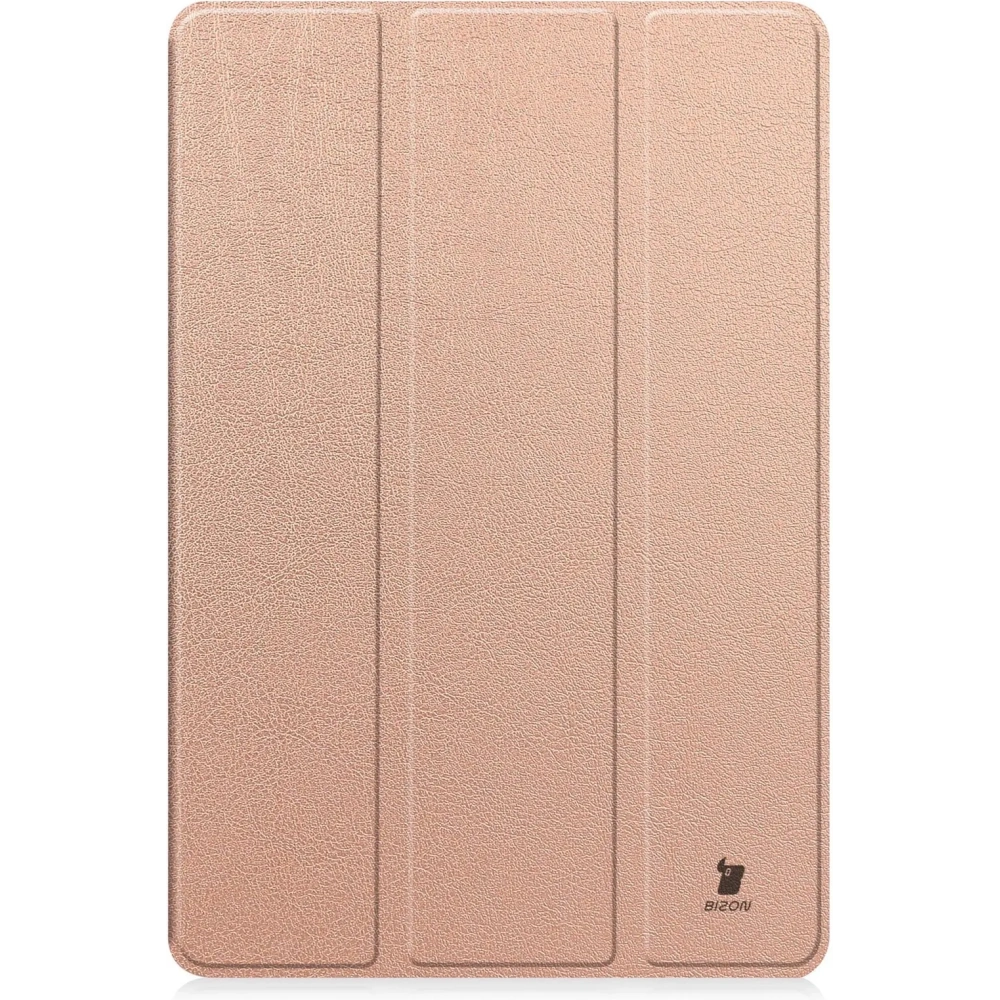 Etui Bizon Case Tab Lizard do Samsung Galaxy Tab S10 Ultra / S9 Ultra różowozłote