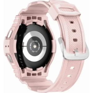 Kup Bizon Strap + Carcasa Ceas Acțiune Samsung Galaxy Watch 4 / 5 44 mm roz deschis - BIZ2461 - {ean13} - Sklep Home Screen