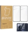 BIZON Edge 3D 2x sticlă pentru ecran + sticlă pentru cameră Xiaomi 13 Lite