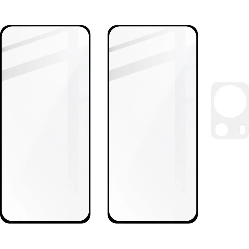 2x Szkło na ekran + szkło na aparat BIZON Edge 3D do Xiaomi 13 Lite
