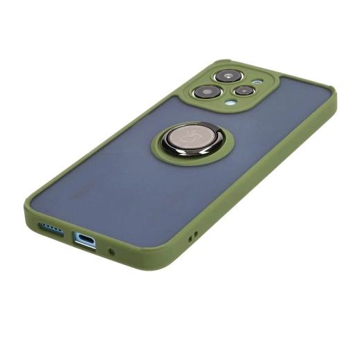 Kup Etui z uchwytem na palec Bizon Case Hybrid Ring do Xiaomi Redmi 12 kouřové se zeleným rámečkem - BIZ2464 - {ean13} - Sklep Home Screen