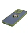 Kup Bizon Case Hybrid Ring Xiaomi Redmi 12 fumuriu cu un cadru verde - BIZ2464 - {ean13} - Sklep Home Screen