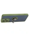 Kup Bizon Case Hybrid Ring Xiaomi Redmi 12 fumuriu cu un cadru verde - BIZ2464 - {ean13} - Sklep Home Screen