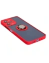 Buy Bizon Case Hybrid Ring Xiaomi Redmi 12 smoky with a red frame - BIZ2465 - {ean13} - Home Screen Store Europe