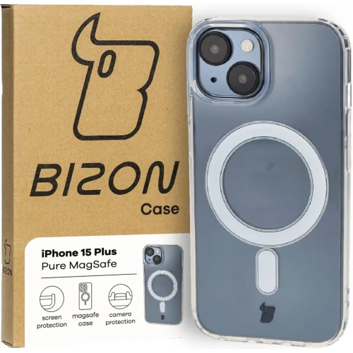 Buy Bizon Case Pure Magnetic Apple iPhone 15 Plus clear - BIZ2470 - {ean13} - Home Screen Store Europe