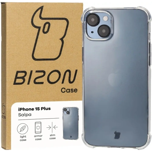 Kup Elastické pouzdro Bizon Case Salpa pro Apple iPhone 15 Plus průhledné - BIZ2471 - {ean13} - Sklep Home Screen