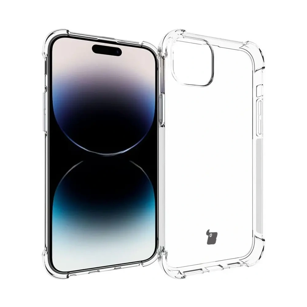 Elastyczne etui Bizon Case Salpa do Apple iPhone 15 Plus przezroczyste