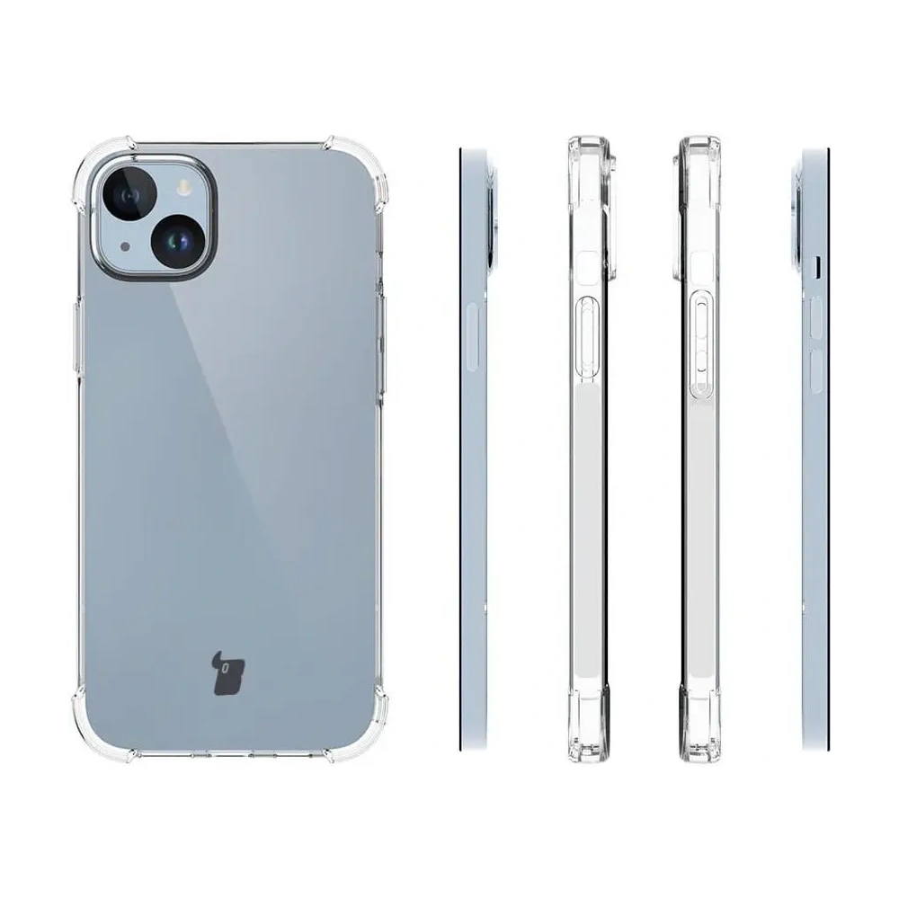 Elastyczne etui Bizon Case Salpa do Apple iPhone 15 Plus przezroczyste