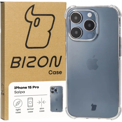 Kup Elastyczne etui Bizon Case Salpa do Apple iPhone 15 Pro przezroczyste - BIZ2472 - {ean13} - Sklep Home Screen