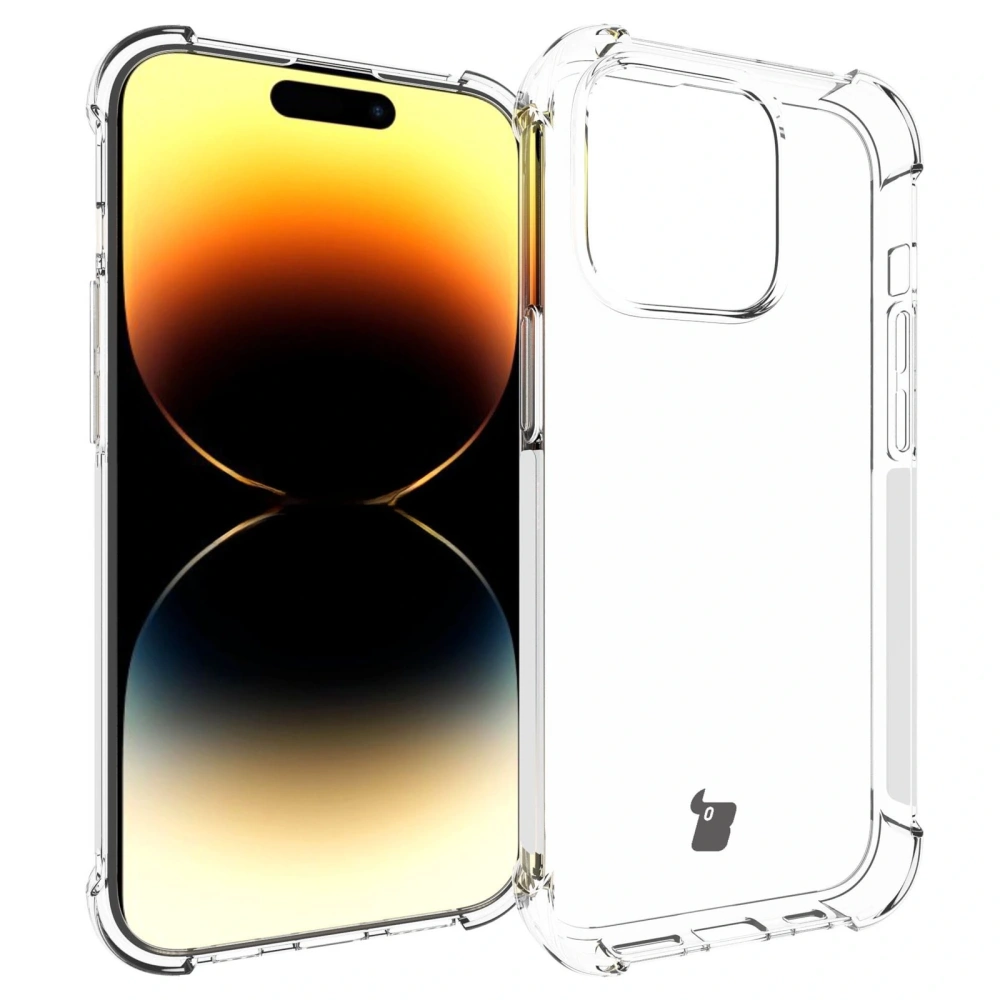 Elastyczne etui Bizon Case Salpa do Apple iPhone 15 Pro przezroczyste