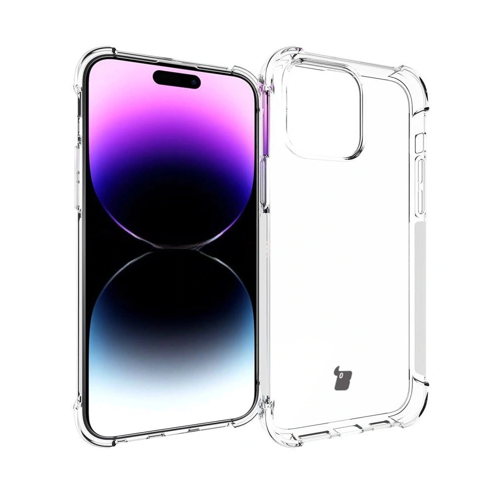 Elastyczne etui Bizon Case Salpa do Apple iPhone 15 Pro Max przezroczyste