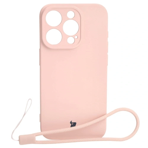 Kup Etui Bizon Case Silicone do Apple iPhone 15 Pro jasnoróżowe - BIZ2475 - {ean13} - Sklep Home Screen