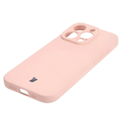 Kup Etui Bizon Case Silicone do Apple iPhone 15 Pro jasnoróżowe - BIZ2475 - {ean13} - Sklep Home Screen