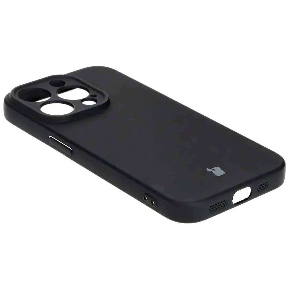 Etui Bizon Case Silicone do Apple iPhone 15 Pro czarne