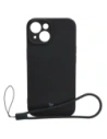 Etui Bizon Case Silicone do Apple iPhone 15 czarne