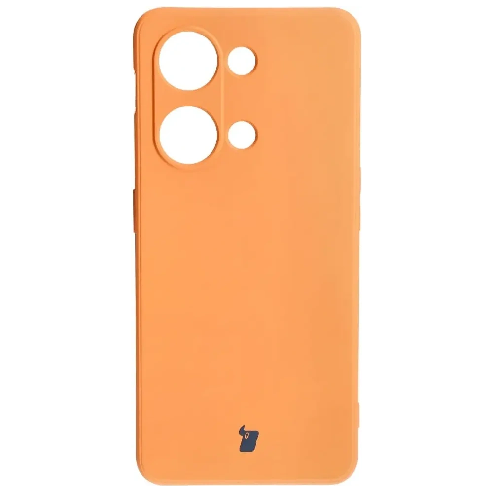 Etui Bizon Case Silicone Sq do OnePlus Nord 3 pomarańczowe
