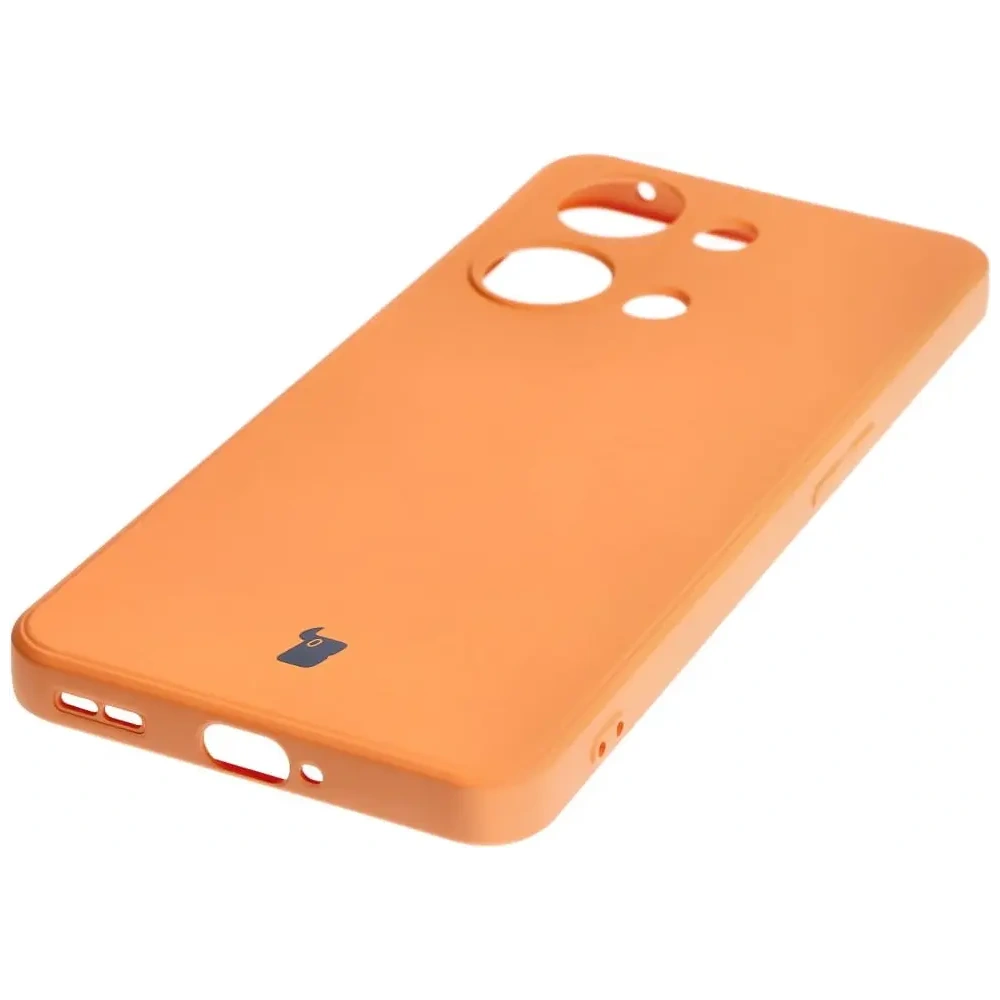Etui Bizon Case Silicone Sq do OnePlus Nord 3 pomarańczowe