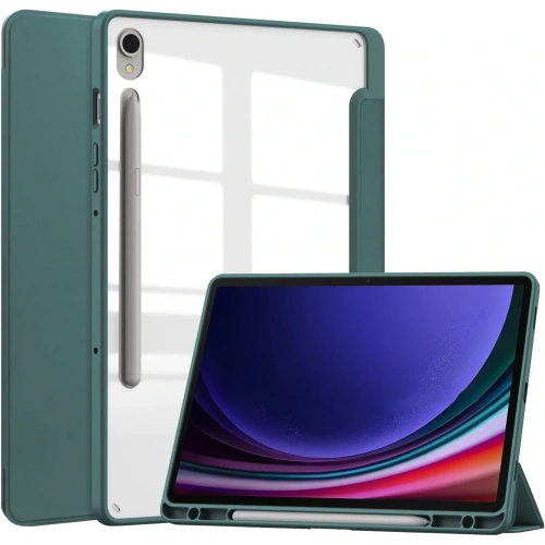 Kup Bizon Case Tab Clear Matt Samsung Galaxy Tab S9 dunkelgrün - BIZ2487 - {ean13} - Sklep Home Screen