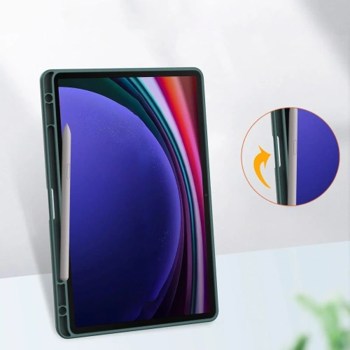 Kup Bizon Case Tab Clear Matt Samsung Galaxy Tab S9 dunkelgrün - BIZ2487 - {ean13} - Sklep Home Screen