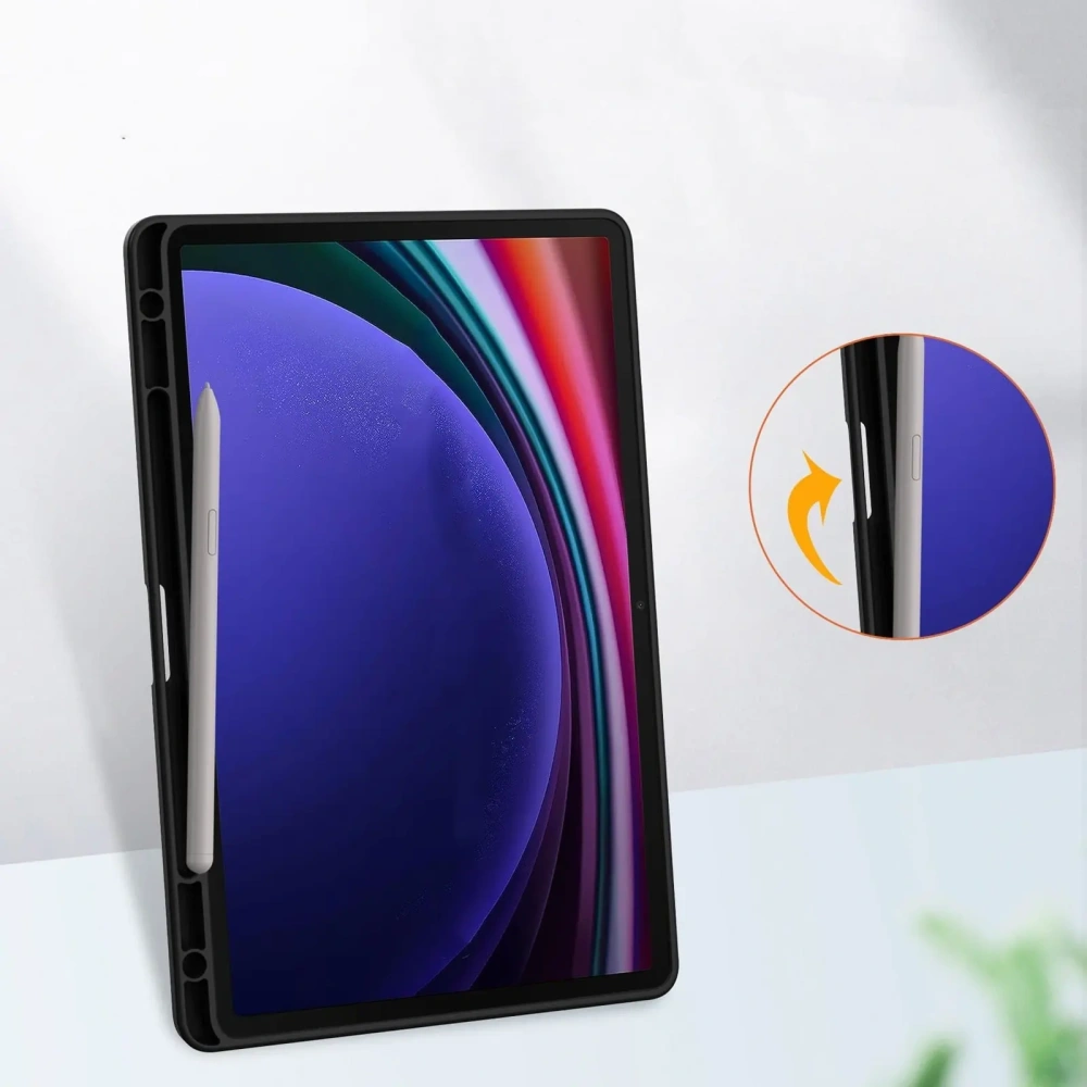 Etui Bizon Case Tab Clear Matt do Samsung Galaxy Tab S9 czarne