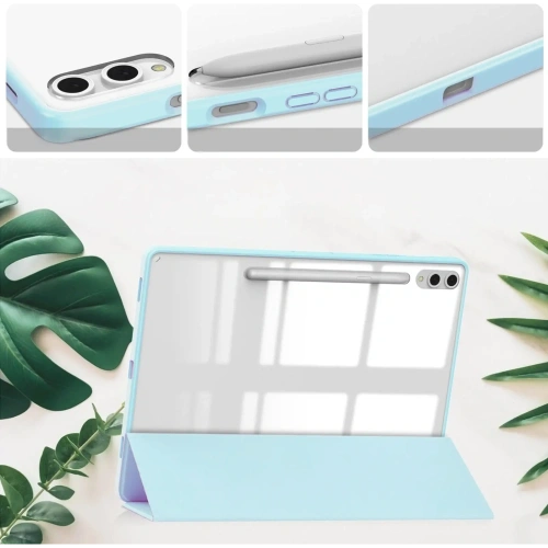 Kup Etui Bizon Case Tab Clear Matt do Samsung Galaxy Tab S10 Plus / S9 Plus modré - BIZ2490 - {ean13} - Sklep Home Screen