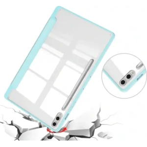 Kup Etui Bizon Case Tab Clear Matt do Samsung Galaxy Tab S10 Plus / S9 Plus błękitne - BIZ2490 - {ean13} - Sklep Home Screen