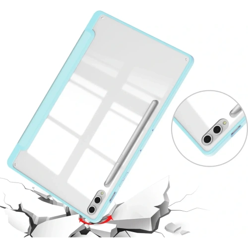Kup Etui Bizon Case Tab Clear Matt do Samsung Galaxy Tab S10 Plus / S9 Plus błękitne - BIZ2490 - {ean13} - Sklep Home Screen