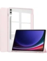 Bizon Case Tab Clear Matt Samsung Galaxy Tab S10 Plus / S9 Plus világos rózsaszín