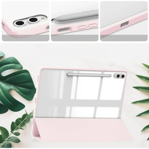 Kup Etui Bizon Case Tab Clear Matt do Samsung Galaxy Tab S10 Plus / S9 Plus světle růžové - BIZ2491 - {ean13} - Sklep Home Screen