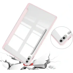 Kup Etui Bizon Case Tab Clear Matt do Samsung Galaxy Tab S10 Plus / S9 Plus jasnoróżowe - BIZ2491 - {ean13} - Sklep Home Screen