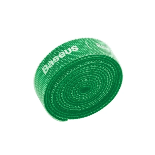 Kup Taśma rzepowa, organizer kabli Baseus Colourful Circle Velcro Straps 1m (zielony) - BSU1366GRN - {ean13} - Sklep Home Screen