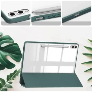 Kup Etui Bizon Case Tab Clear Matt do Samsung Galaxy Tab S10 Plus / S9 Plus ciemnozielone - BIZ2493 - {ean13} - Sklep Home Screen