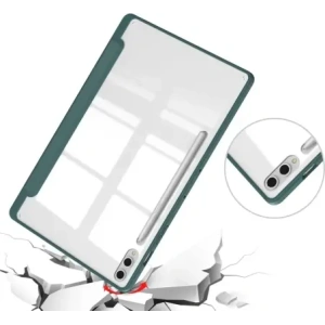 Kup Etui Bizon Case Tab Clear Matt do Samsung Galaxy Tab S10 Plus / S9 Plus ciemnozielone - BIZ2493 - {ean13} - Sklep Home Screen