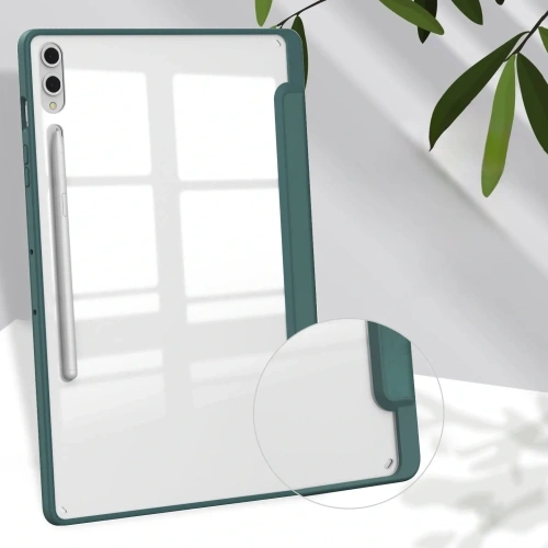 Kup Bizon Case Tab Clear Matt Samsung Galaxy Tab S10 Plus / S9 Plus dunkelgrün - BIZ2493 - {ean13} - Sklep Home Screen