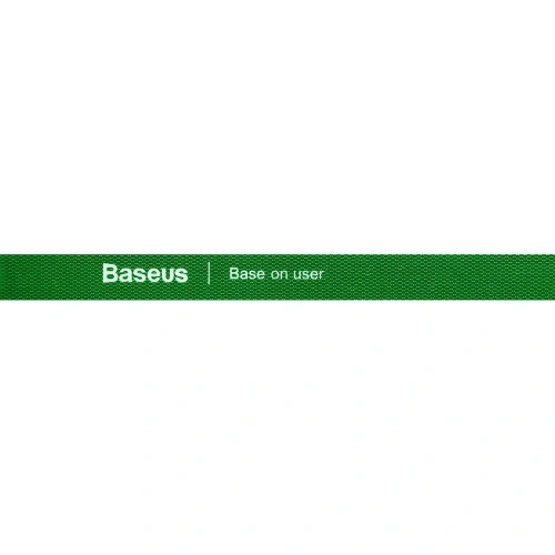 Kup Taśma rzepowa, organizer kabli Baseus Colourful Circle Velcro Straps 1m (zielony) - BSU1366GRN - {ean13} - Sklep Home Screen