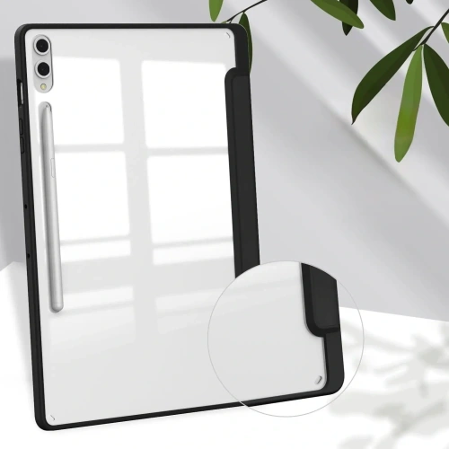Kup Etui Bizon Case Tab Clear Matt do Samsung Galaxy Tab S10 Plus / S9 Plus czarne - BIZ2494 - {ean13} - Sklep Home Screen